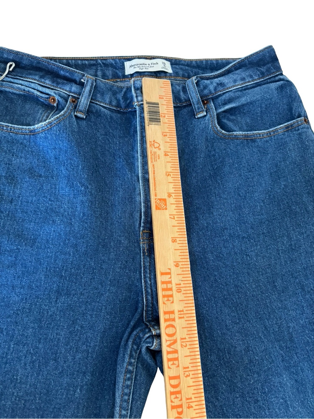 Abercrombie & Fitch The 90’s Relaxed Fit High Rise Relaxed Curve Love 28 - Picture 4 of 6